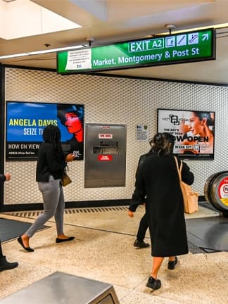 out of home transit advertising bart