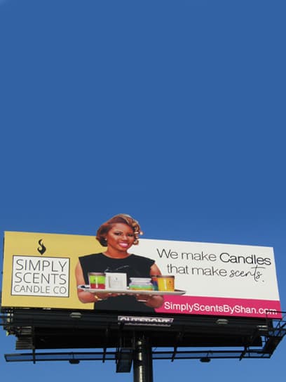 out of home advertising simply scents billlboard