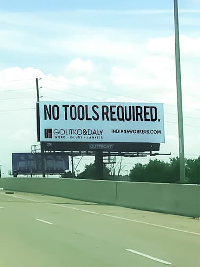 out of home advertising golitko daly billboard