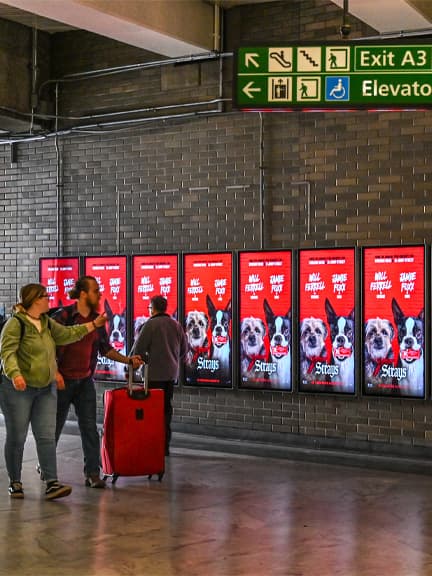 out of home digital transit advertising bart