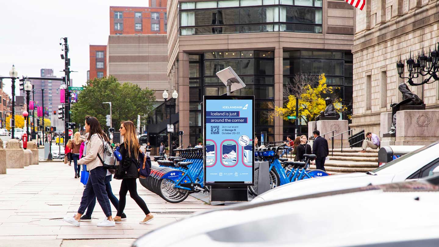 out of home advertising bike share advertising