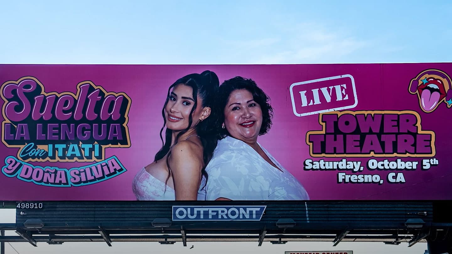 out of home billboard advertising fresno Itati Lopez
