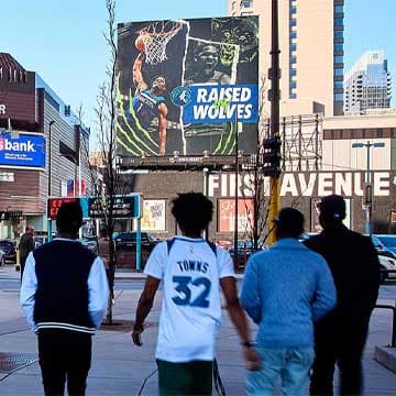 out of home wallsacpe advertising minnesota