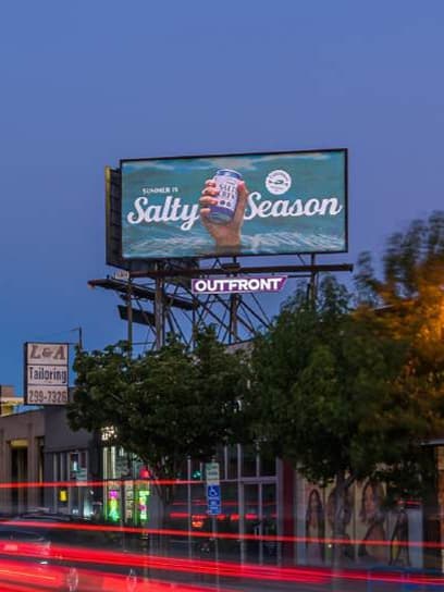 out of home advertising billboard coronado brewing company