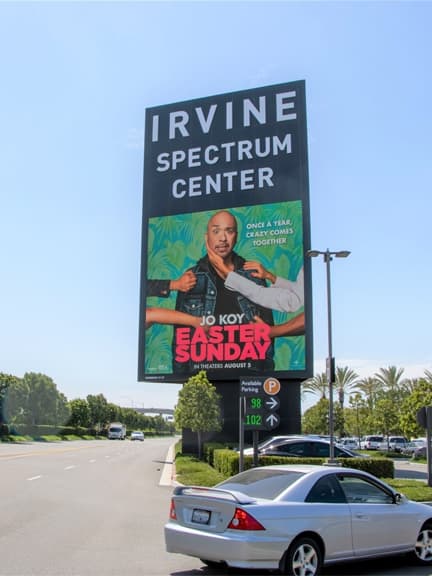 easter sunday digital out of home advertising in orange county