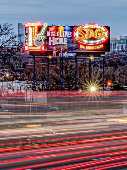out of home advertising the stage billboard nashville