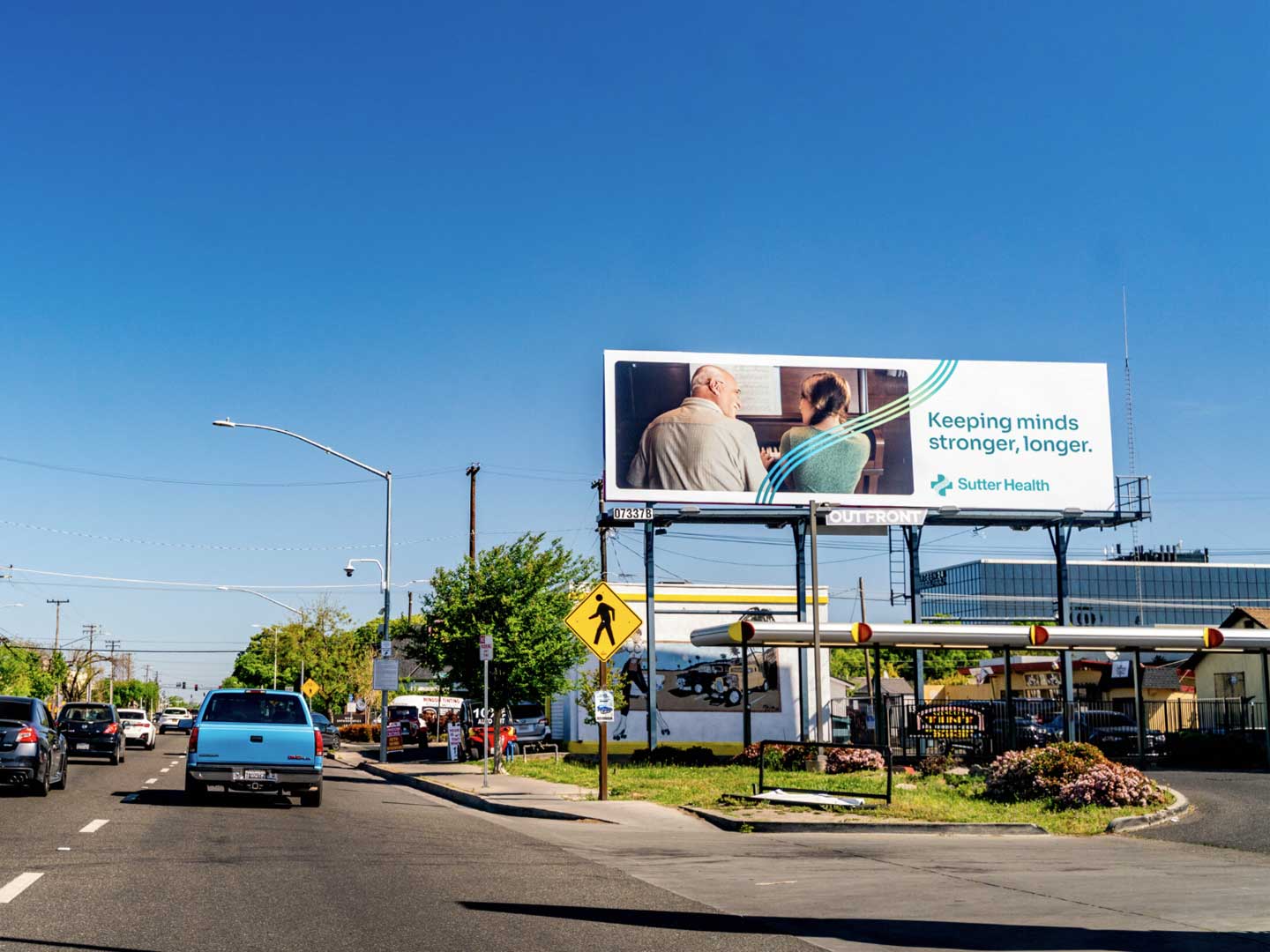 out of home billboard advertising sacramento sutter health