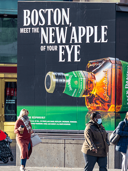 out of home advertising layout design