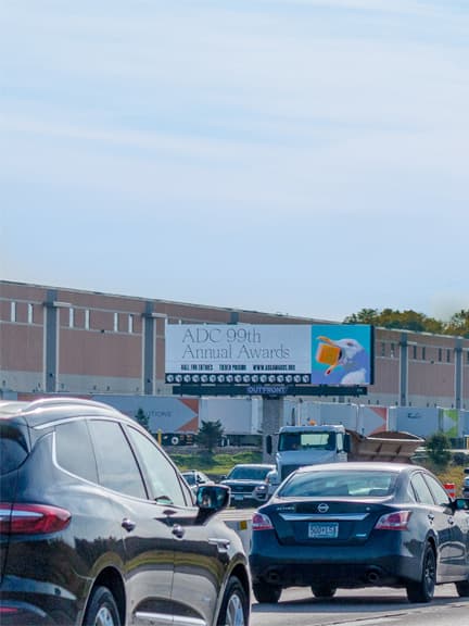 digital highway billboard out of home advertising for adc awards