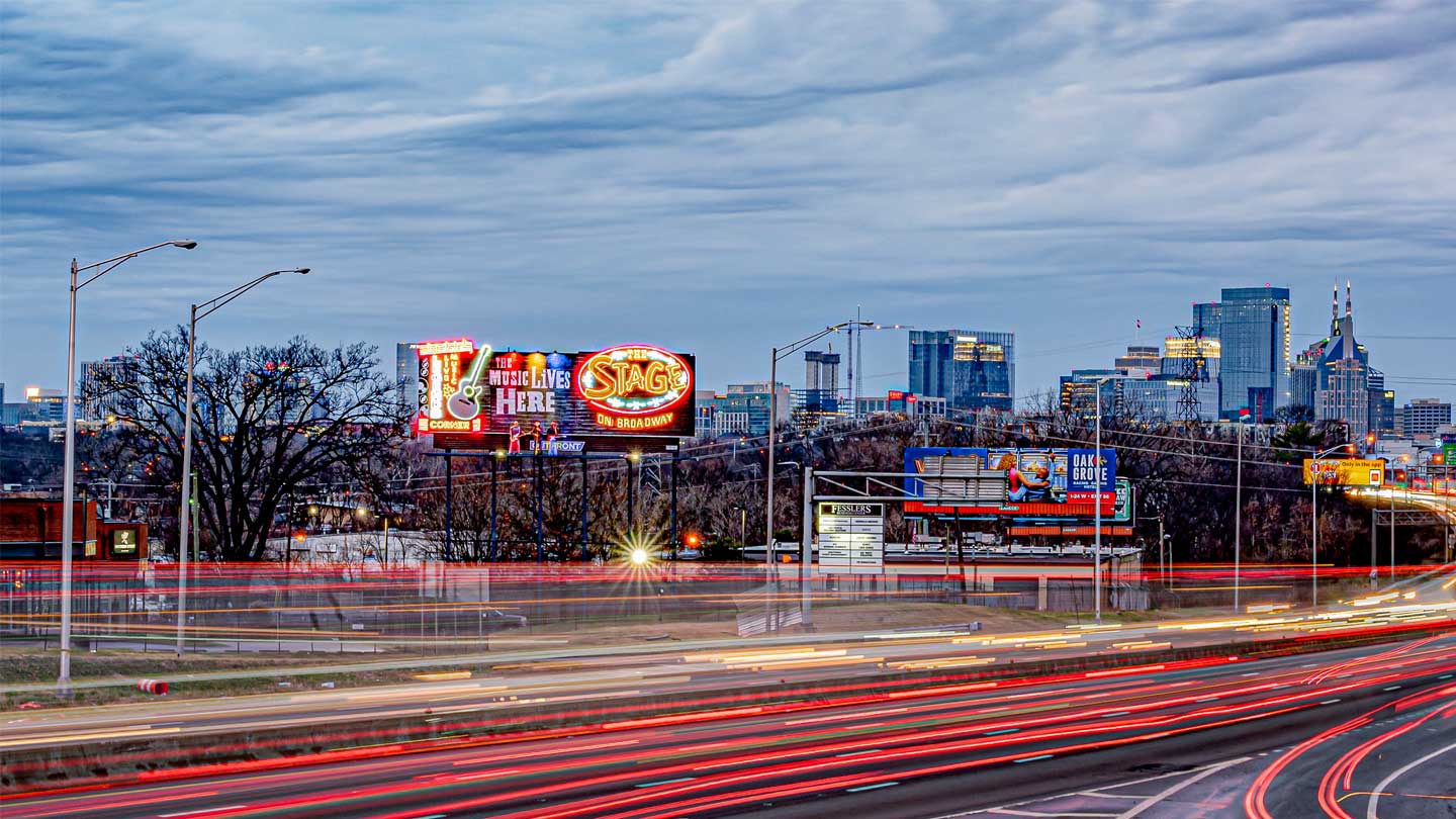 creative highway billboard out of home advertising for the stage