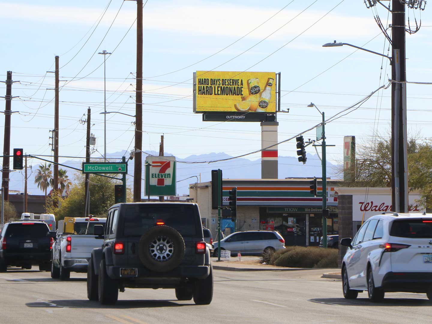 out of home advertising phoenix arizona mikes heard lemonade billboard