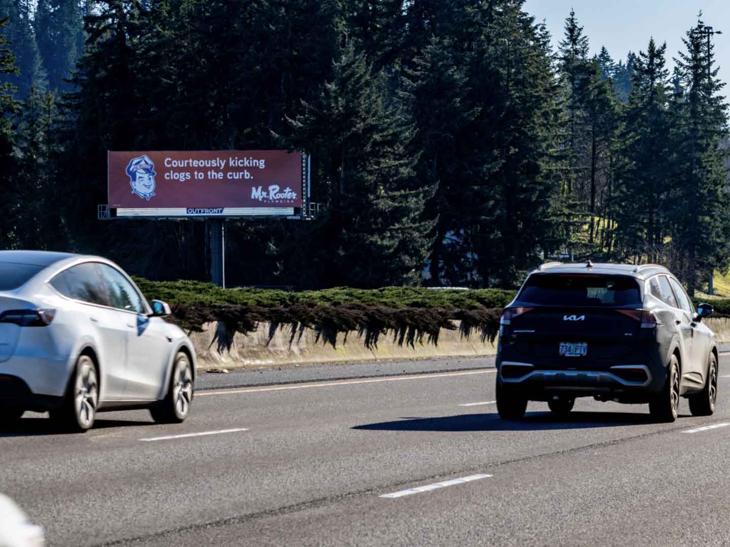out of home billboard advertising pacific northwest plumber