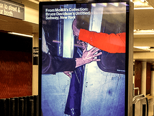 out of home digital transit advertising new york city