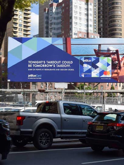 out of home advertising jetblue billboard