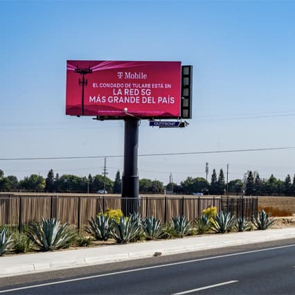 out of home digital posters advertising tmobile