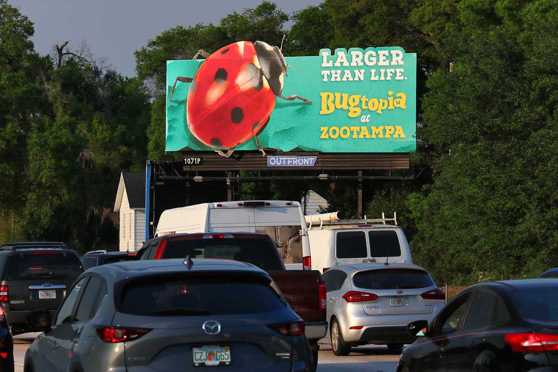 tampa bugtopia billboard out of home advertising