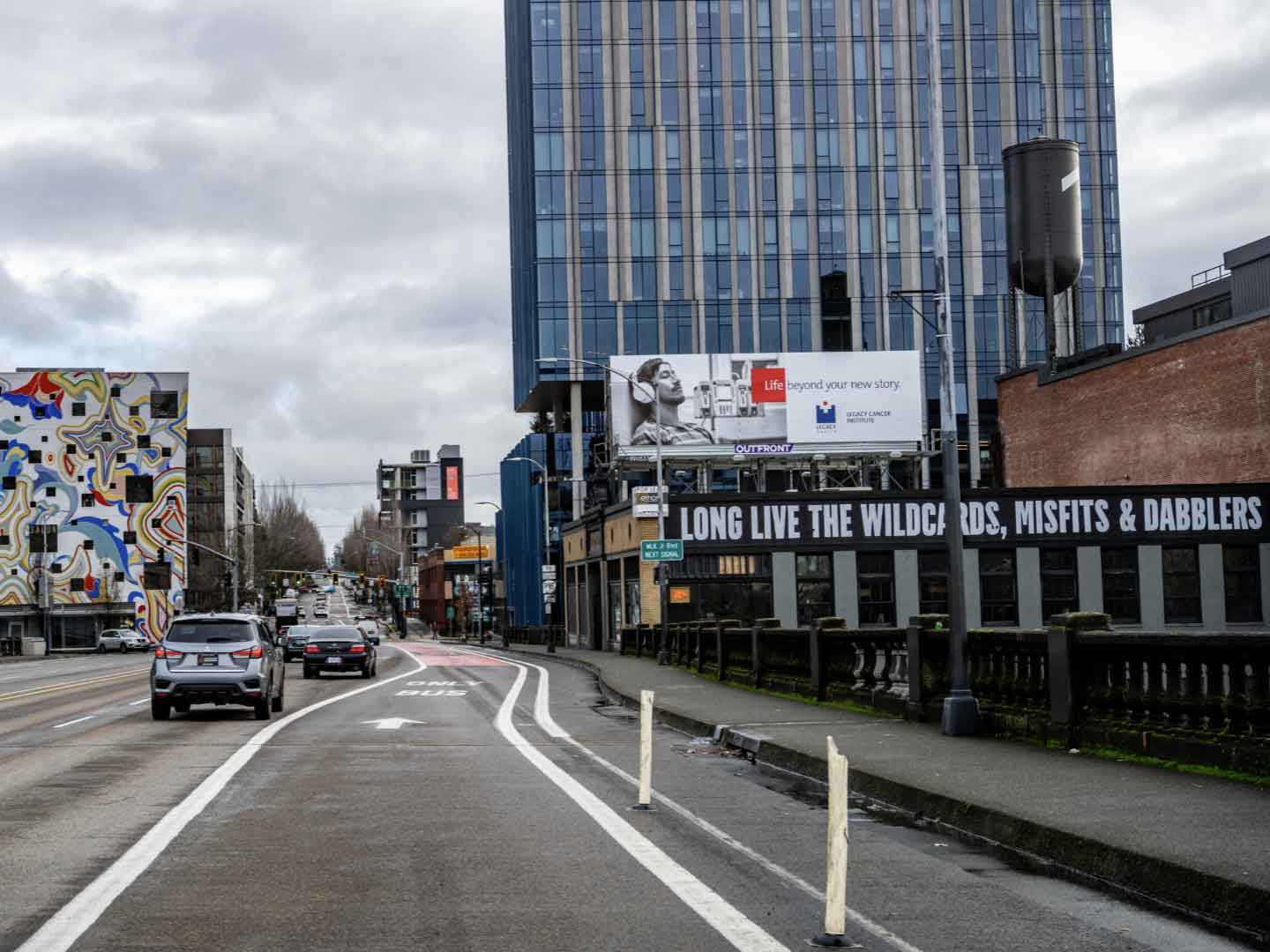 out of home billboard advertising portland cancer institute