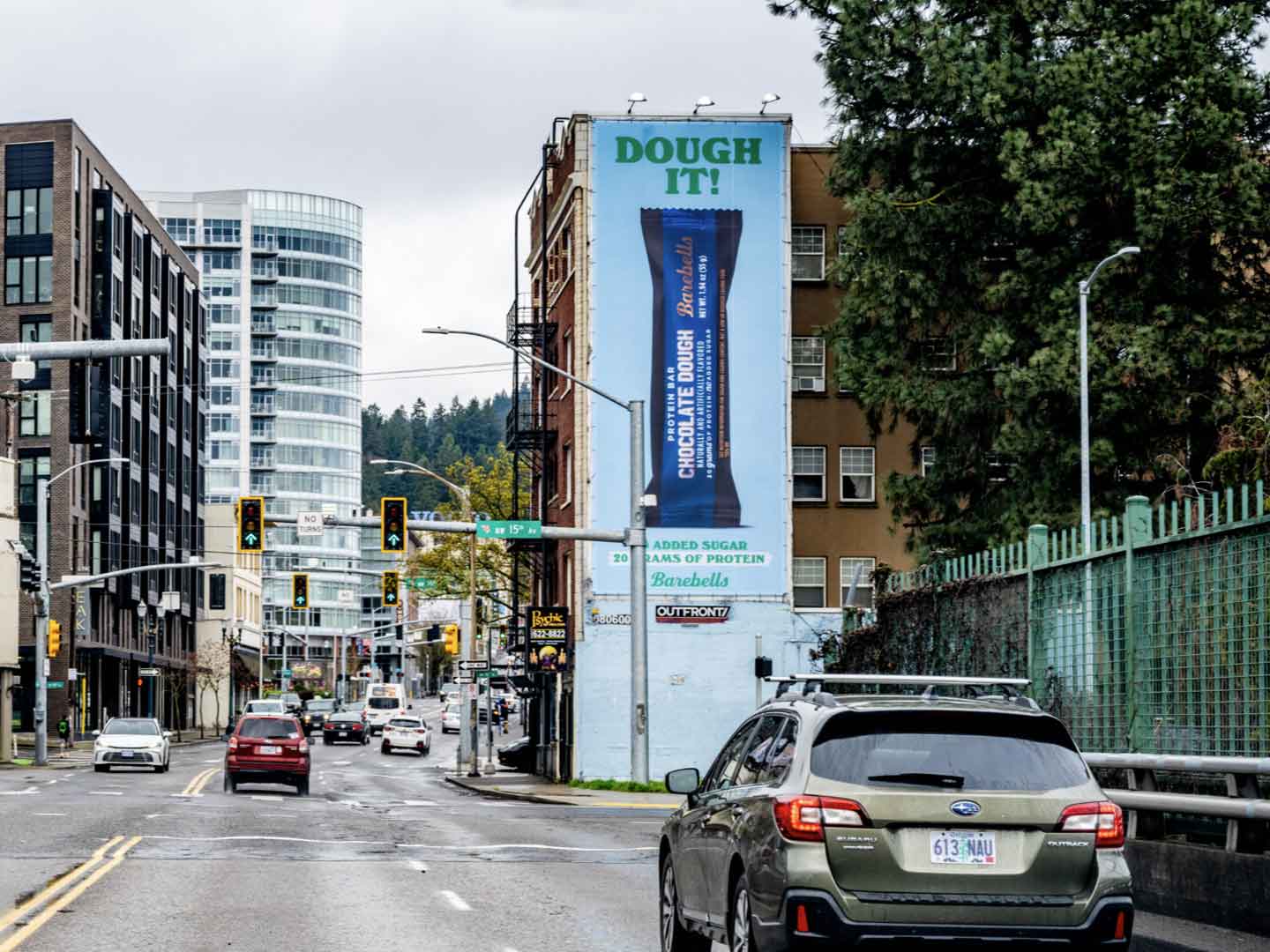 out of home billboard advertising portland barbells