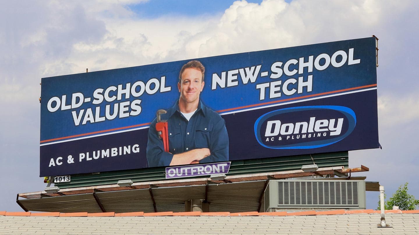 donley service center billboard out of home advertising in phoenix arizona