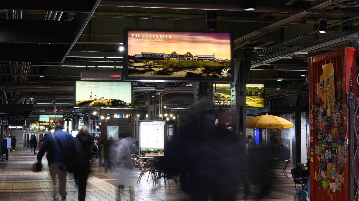 out of home advertising sand valley resort